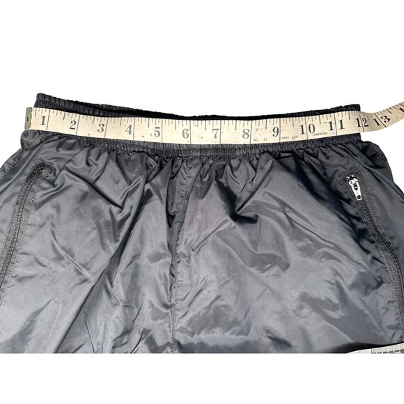 vintage Nike track nylon sweatpants lined black size S - Picture 11 of 12